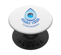 Doble Visión Misión Clara Humor Óptico Estilo Visual PopSockets PopGrip Adesivo