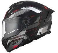 DOBLE XX MT Helmets Casco Modulare Atom 2 Bast D5 Opaco 22.06 con Occhiali Solari Casco Unisex Omologazione P/J (M 57/58)