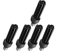 DOBO® 5 x Lampadina a raggi UV 26 Watt attacco E27 3U con effetto fluorescente ottima per discoteca festa dj luce nera - 5 PEZZI