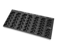 DOBO Contamonete Portamonete contatore Soldi Monete Euro Ufficio Negozio centesimi Vari scoparti vaschetta 305 x 145 x 18 mm, multicolore