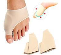 DOBO Coppia protezione e Riduzione Dell’Attrito Alluce Valgo per Alluce Cipolla, beige