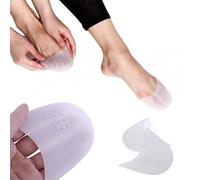 DOBO® Coppia protezione proteggi in gel per alluce valgo con separatore punte o calza salva tallone punta per cura del piede (Salva Punta)