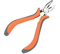 DOBO® Pinze hobbistica bricolage minuteria realizzazione gioielli bigiotteria con impugnatura morbida (Piatte Multiuso)