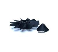 DoBoFo EDF 64mm 11 pale ventilatore elettrico canalizzato, elica Hobby RC Jet Engine, motore senza spazzole velocità, modello di telecomando (ventola singola (senza albero di collegamento))