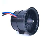 DoBoFo EDF 70mm 4S 3400KV 12 lame 16.8V elettrico condotto ventilatore, Hobby RC Jet Engine Elica, Motore brushless ad alta velocità, Parti di aeroplano di ricambio fai da te