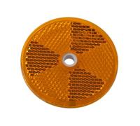 DOBPLAST Catadiottro Rotondo Fi 60 mm Arancione con Foro