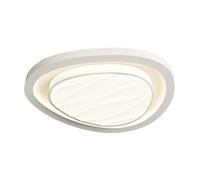 DOBQHWY Elegante Lampada Soffitto Scandinava Lampada Soffitto Triangolare Facile Installare Pannello Luminoso Tricolore Dimmerabile Alla Moda Apparecchio Illuminazione Piatto Semi-sottile Per Camerett