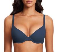 DOBREVA Donna Reggiseno Push Up Imbottito con Ferretto Coppa Piena Invisibile Convertibile Sargassi 6C