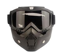 DOBRVVGT Occhiali da Moto Antivento,Occhiali da Sci Sport invernali Maschera da sci sulla neve Montagna Sci alpino Occhiali snowboard Pattinaggio(Gray)