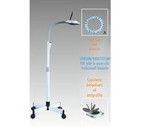 DOBYX LAMPADA a LED CON LENTE D'INGRANDIMENTO e COPERCHIO ANTIPOLVERE ed ANTIGRAFFIO, 8 DIOTTRIE E STATIVO …