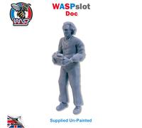 Doc Emmett Marrone Ritorno Al Futuro Non Colorato Figura 1:18 Scala Wasp
