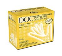 GIMA DOC Guanti Chirurgici Sterili, 7.5 senza Polvere, 50 Paia, incolore