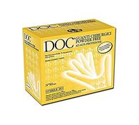 DOC Guanti Chirurgici Sterili, 7 senza Polvere, 50 Paia, incolore