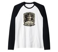 Doc Holliday Deadly Dentista Western Maglia con Maniche Raglan