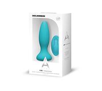 Doc Johnson 138223 Vibe, Adventurous, Rechargeable Silicone Anale Plug con Telecomando
