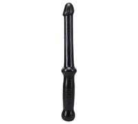 Doc Johnson Anal Push - Dildo con Manico (Nero)