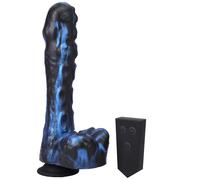 Doc Johnson - mini vibratore spingente wireless - silicone blu