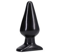 Doc Johnson - plug anale - grande, classico, nero - 14,5 cm