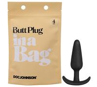 Doc Johnson Set di anelli per il pene Plug Nero 10 cm