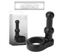 Doc Johnson The Double Dip Platinum Premium Silicone Anello Fallico Dildo Anale
