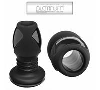 Doc Johnson The Rocket Platinum Premium Silicone Anal Plug Anale con Design Nero