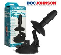 Doc Johnson Deluxe Suction Cup Plug Accessory Black
