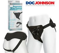 Doc Johnson Platinum Edition Supreme Harness with Vac-U-Lock Plug Black