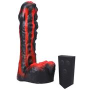 Macchinetta Sessuale Mini Potente Tendril con Radiocomando - Vibratore a Spinte (Rosso)