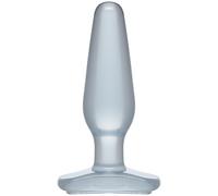 Doc Johnson's 5" Crystal Jellies Medium Butt Plug,Clear, Pink, Purple - 12,5 cm