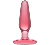 Doc Johnson's 5" Crystal Jellies Medium Butt Plug,Clear, Pink, Purple - 12,5 cm