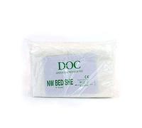 DOC NWBEDSHE Lenzuola Monouso Cm 140 x 240, Biancho, 10 x 10 Pezzi