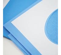 DOC Teli Sterili Chirurgici in Tnt 75x90 cm con foro 6x9 cm confezione da 30 Pezzi, Telino chirurgico monouso impermeabile In accoppiato TNT + PE misura 75x90 con foro (30pz)