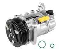 DOCAS Compressore aria condizionata 6453QJ 9659875780 compatibile per Citroën Berlingo B9 C3 Picasso C4 I C5 III DS3 Peugeot 207 WA WC 208 307 308 5008 PARTNER Tepee