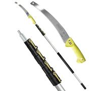 DOCAZOO DocaPole 2,1-9,1 m Sega da potatura // DocaPole Prolunga + Attacco GoSaw // Uso su palo o manuale // Sega ad asta lunga // Cesoia telescopica // Sega e cesoia estensibile per arto