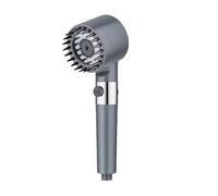Docce portatili con filtro for doccia, massaggio alla testa, accessori for il bagno regolazione a tre velocità, compatibili articoli for soffioni(Grey shower head)