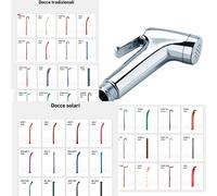 Doccetta a mano in ABS cromato Ricambio Originale per Docce ARKEMA compatibile con i modelli WITH HAND SHOWER