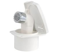 Doccetta Boris bianca tubo PVC 4 m