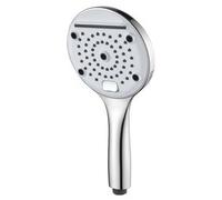 IDRO-BRIC Doccia Victoria SAPDOC0239BI - con Pulsante Colore Cromo e Bianca