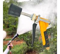 Doccetta da giardino, in plastica, spruzzatore a mano ad alta pressione, nebulizzatore uniforme e nebulizzazione diretta, per prato, lavaggio auto