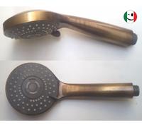 DOCCETTA DOCCIA ANTICALCARE MULTI-JET IDROMASSAGGIO 5 FUNZIONI BRONZATO - BRONZO
