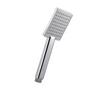 Doccetta Doccia Quadra Mono Getto Soffione Doccia Modello Nadal Q in ABS Cromato Anticalcare