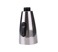 Doccetta girevole per rubinetto da cucina, Testa del rubinetto da bagno cucina multicolore rotante a 360° in acciaio inossidabile con 2 modalità di spruzzatore estraibile(White)