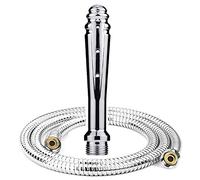 Doccetta in metallo per uomo e donna per clistere e vampate di calore vaginali, doccia per clistere anale bidet per donna incinta portatile tubo flessibile da 59 pollici (grande)