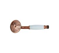 Doccetta in ottone colore rame con impugnatura bianca Pollini Acqua Design Niky