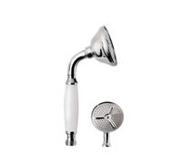 Doccetta in ottone con impugnatura bianca Pollini Acqua Design Niky DOC2300.B.D