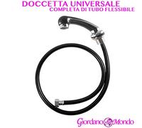 DOCCETTA LAVANDINO UNIVERSALE COMPLETA DI TUBO FLESSIBILE PER LAVATESTA PARRUCCHIERE - BARBIERE - PROFESSIONALE