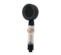 DOCCETTA MULTIGETTO SOFFIONE DOCCIA BAGNO CON PULSANTE STOP VENTOLA A SPIRALE 87