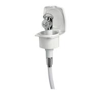 Doccetta New Edge bianca tubo PVC 2,5 m - 1 PZ Osculati - 15.243.00 - 1524300
