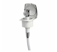 Doccetta New Edge Inox tubo PVC 2,5 m - 1 PZ Osculati - 15.243.70 - 1524370