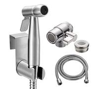 Doccetta per lavabo, set - soffione doccia per lavabo doccetta da bagno con 59" tubo per animali domestici doccia lavare i capelli o pulire il lavandino - con valvola rubinetto